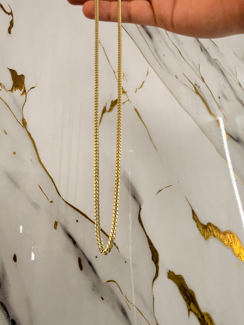 Cubana Sólida 4mm 14k