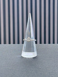 Pearl diamond ring