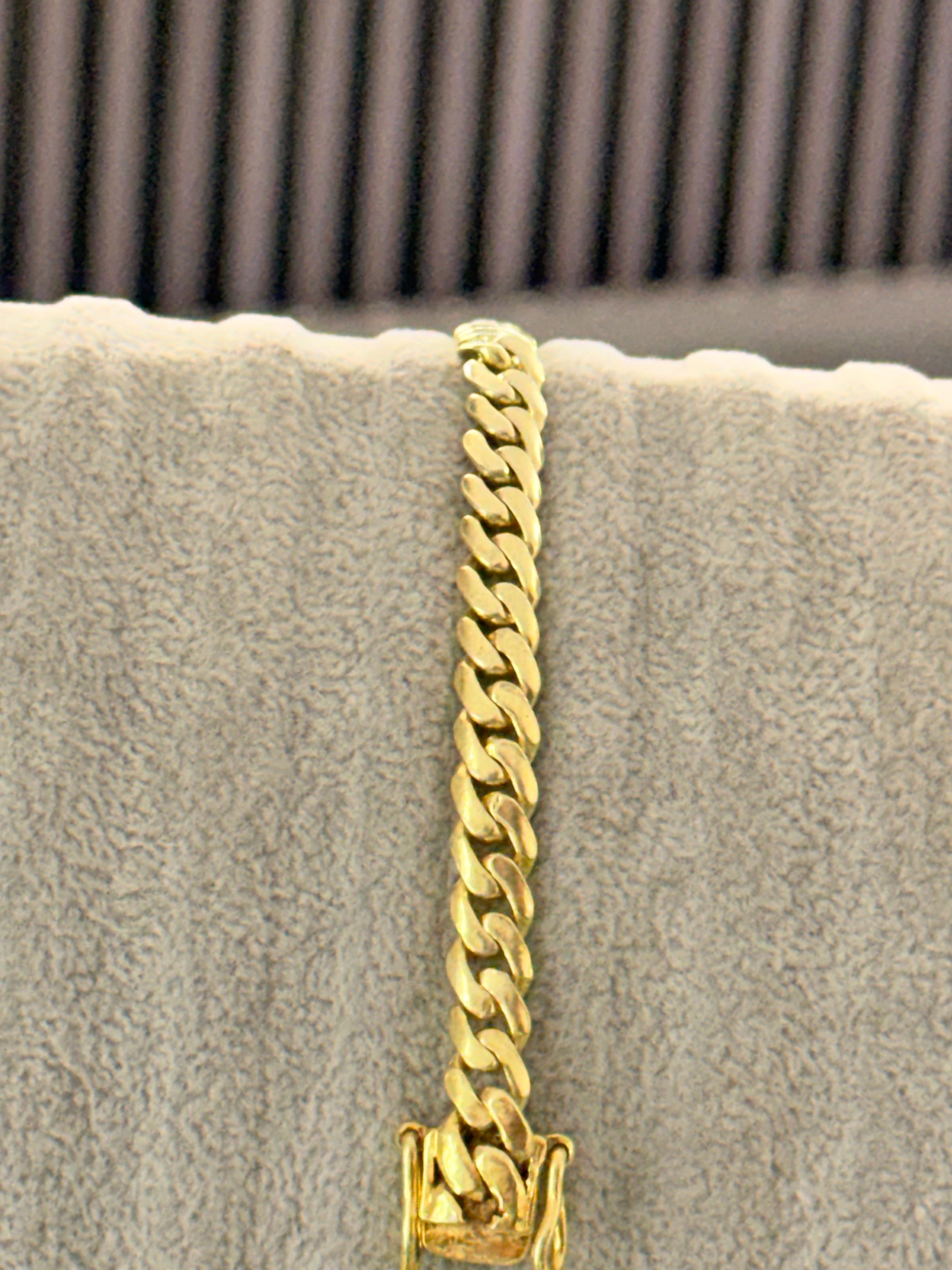 Pulsera Cubana 8mm: Plata Pura