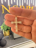 Iced Baguette Block Cross