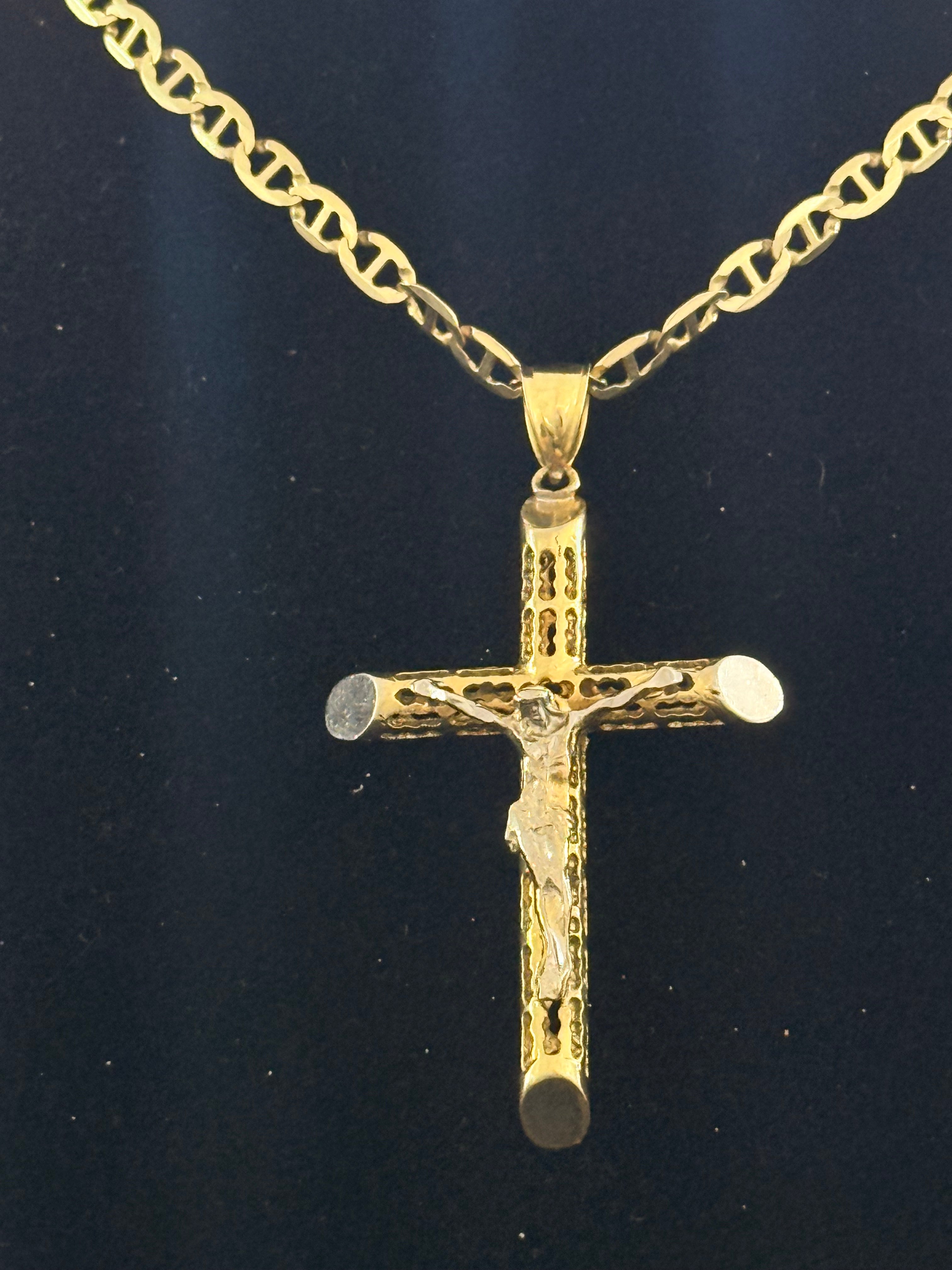 Pendant de de Cruz de Cristo 10K