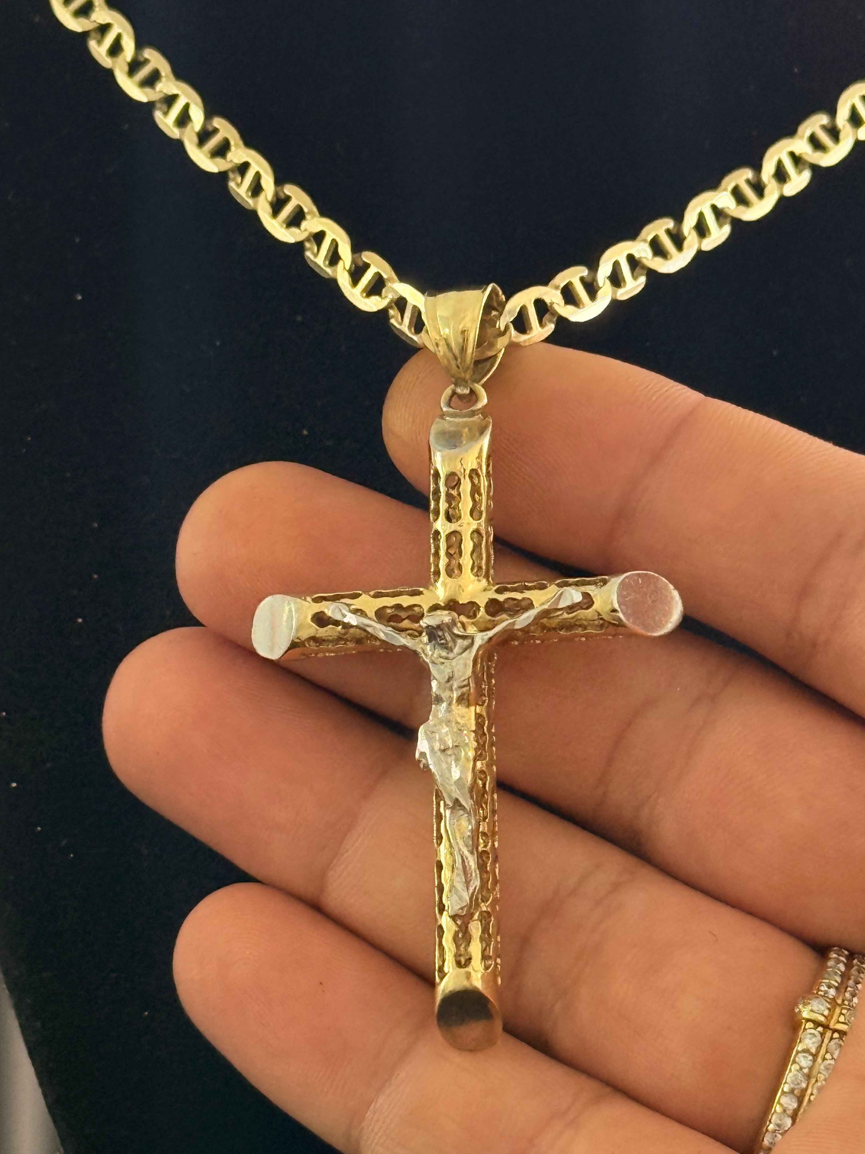 Pendant de de Cruz de Cristo 10K