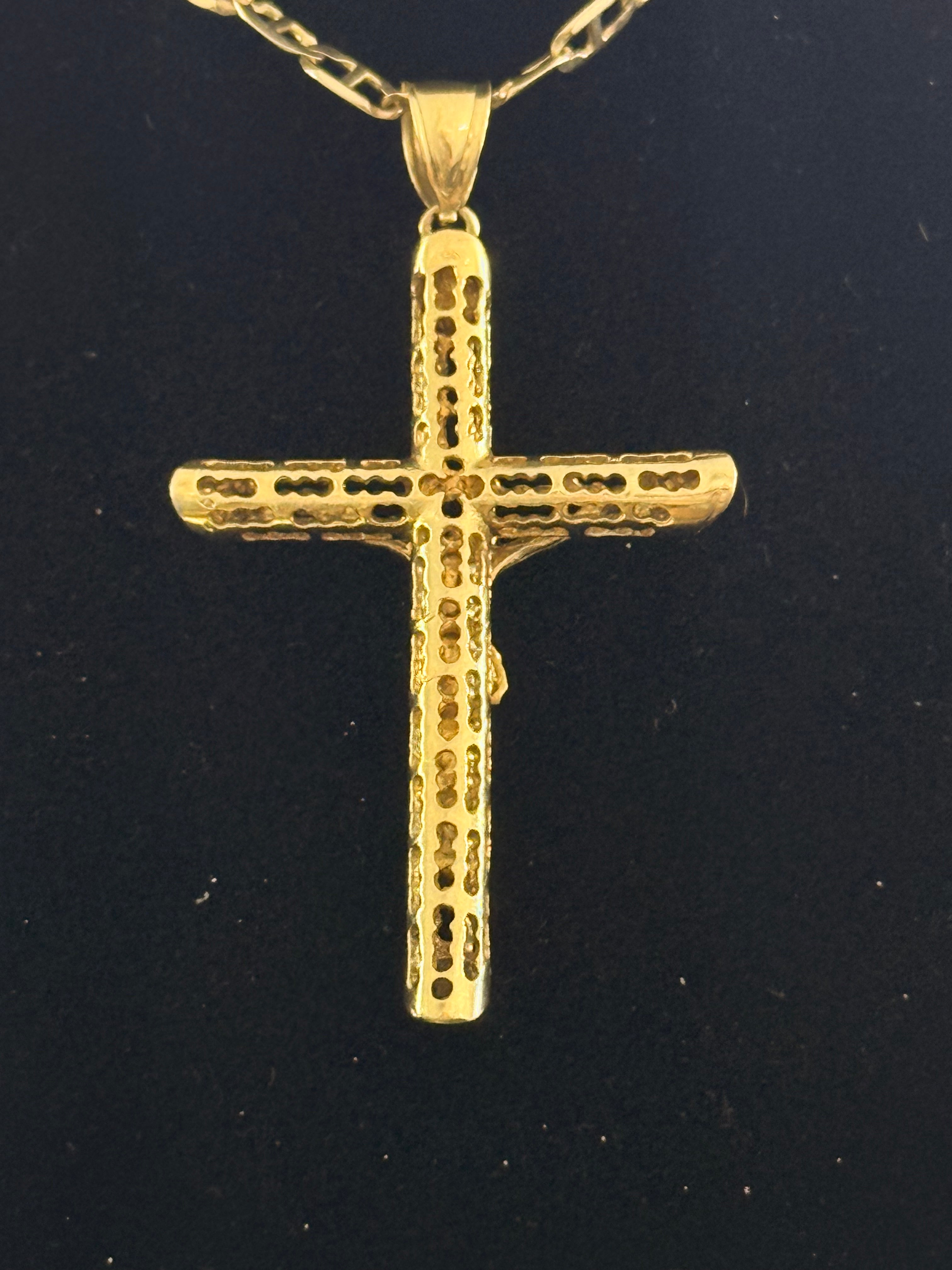 Pendant de de Cruz de Cristo 10K