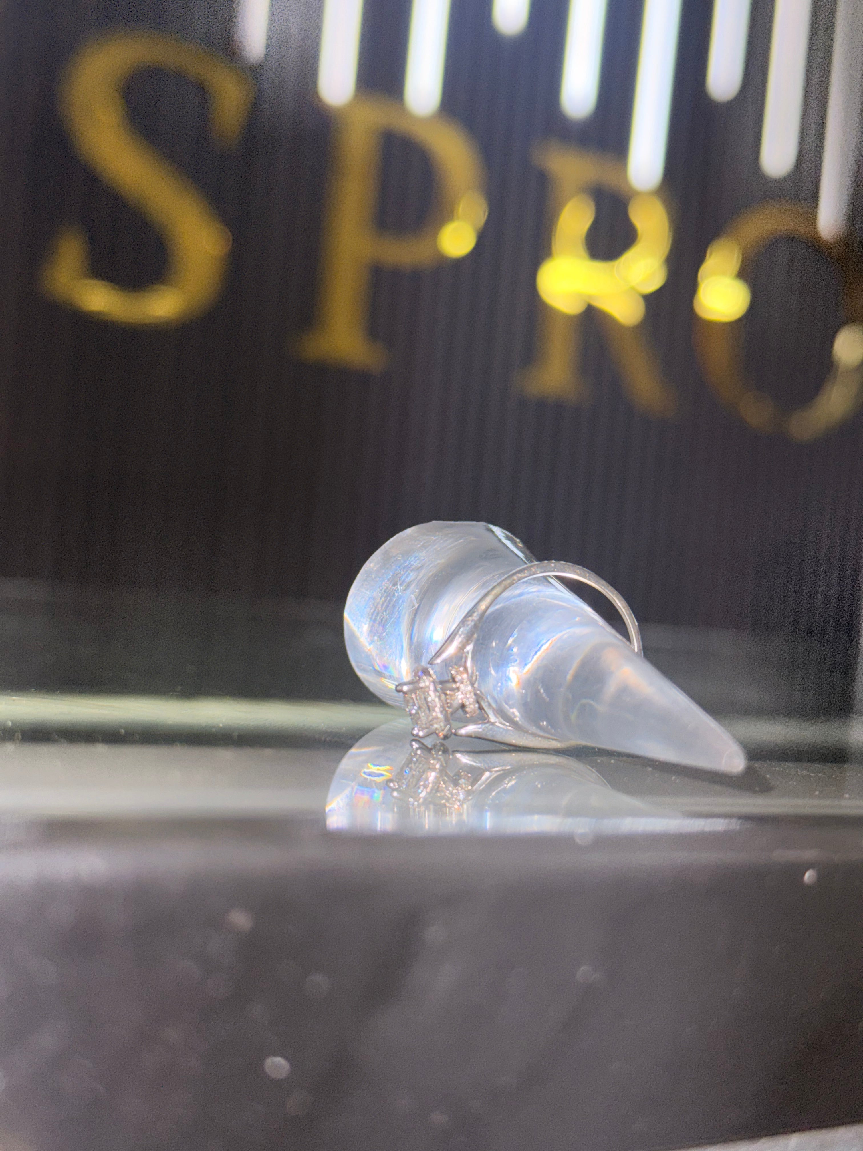 Solitaire Natural Diamond Ring 14K
