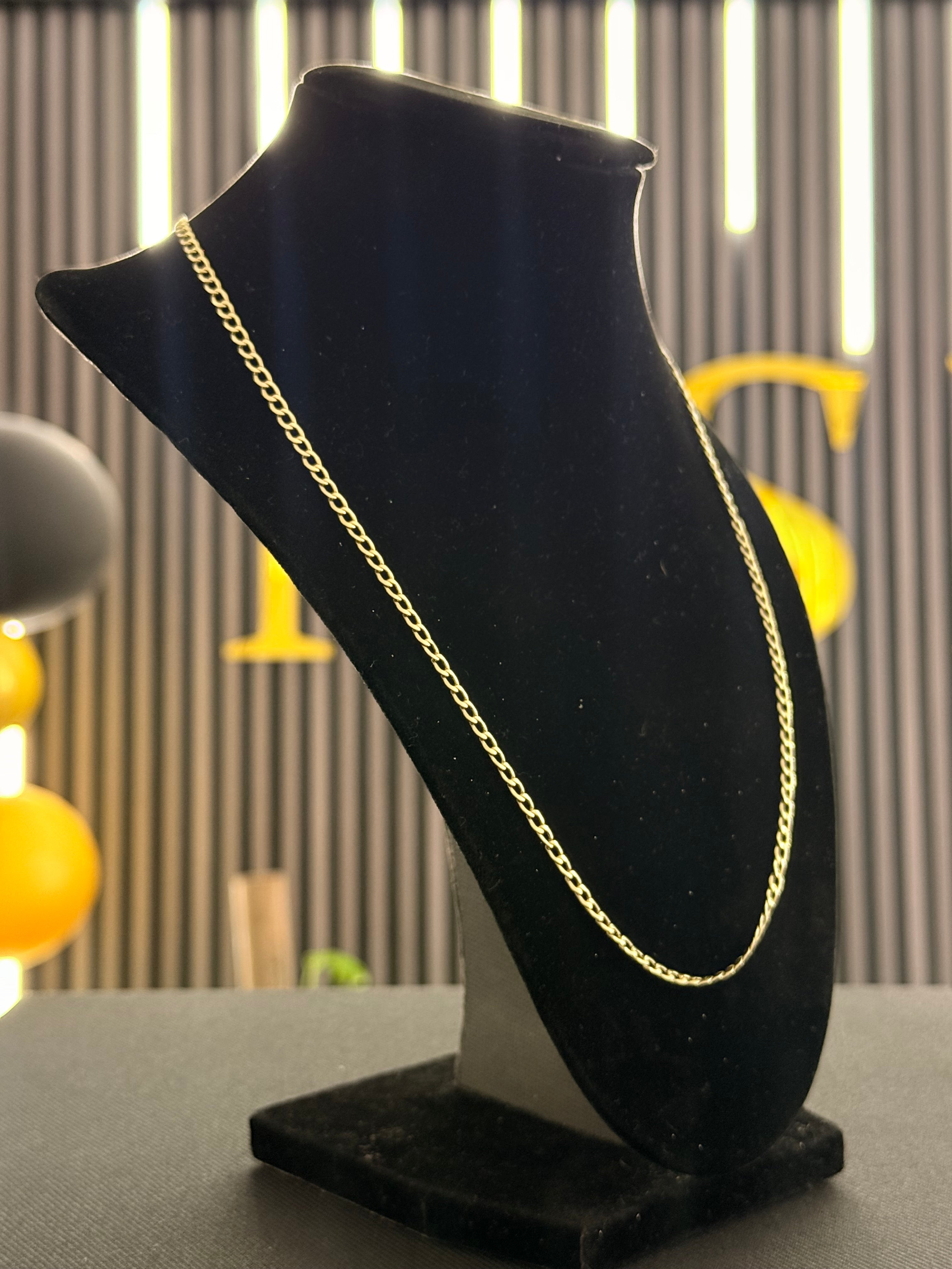 Cubana italiana 3mm 14K
