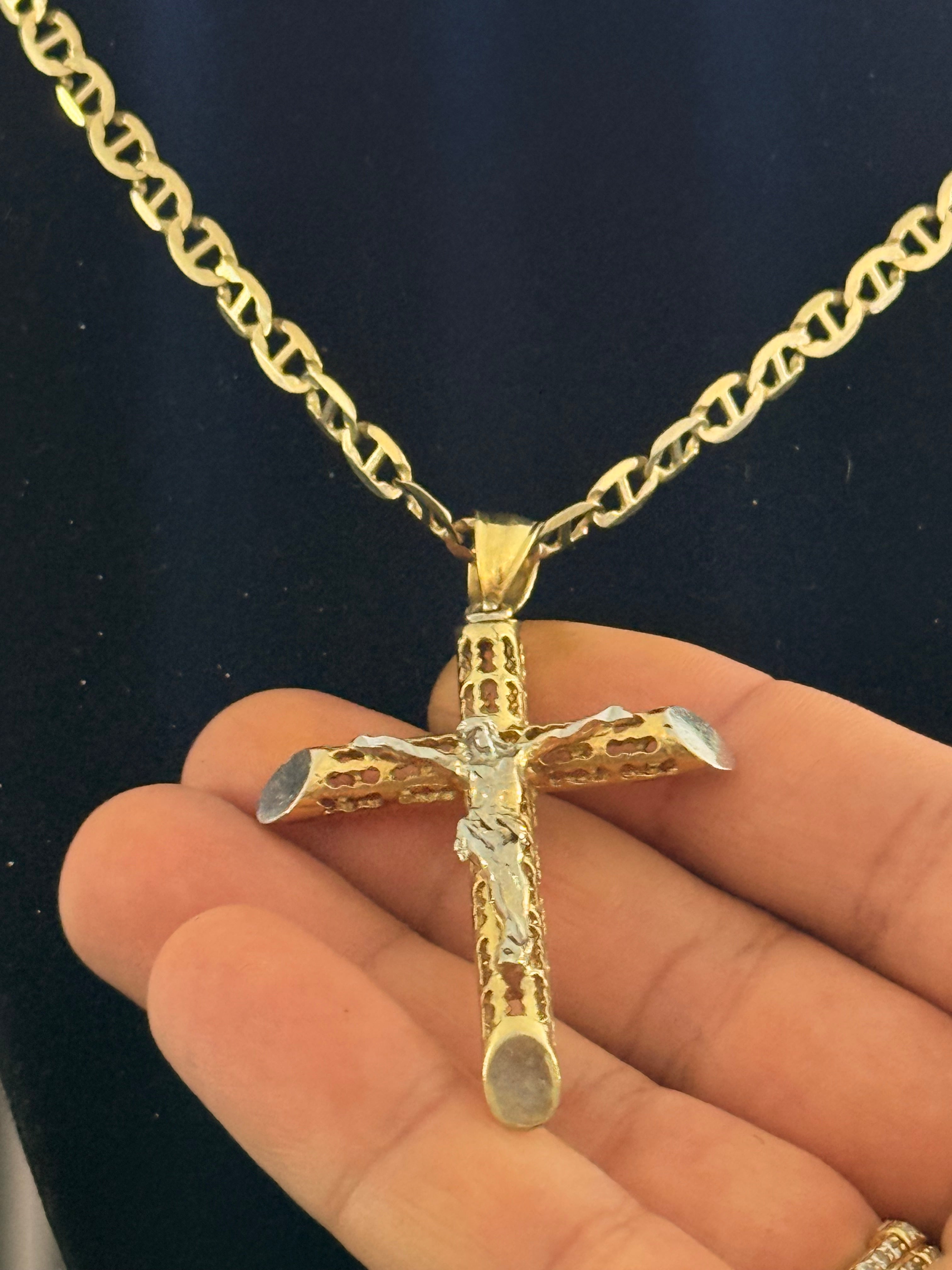 Pendant de de Cruz de Cristo 10K