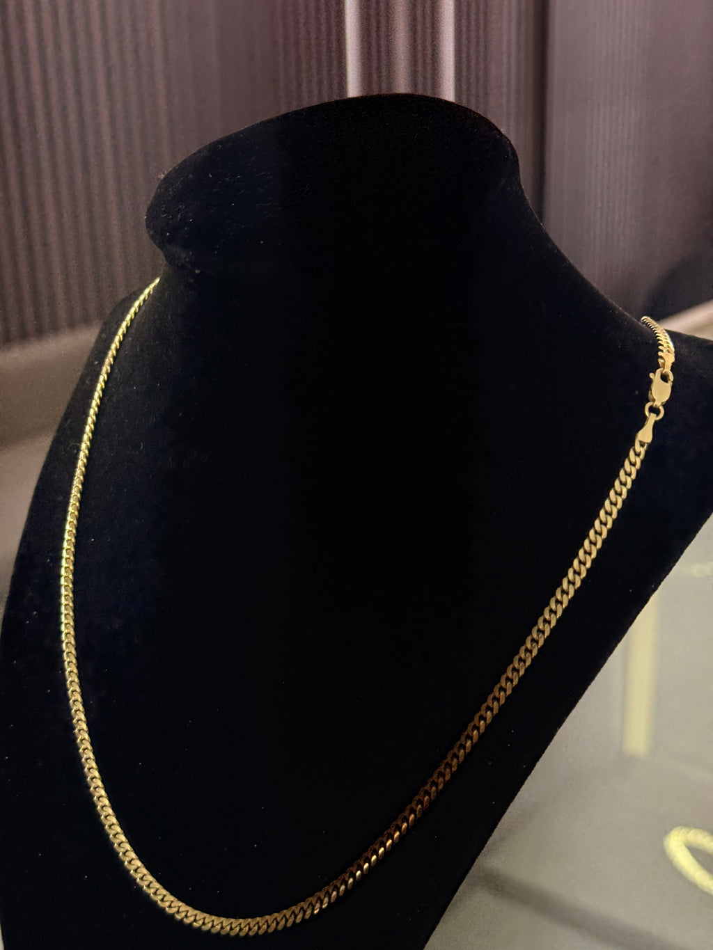 Cubana Sólida 4mm 14k