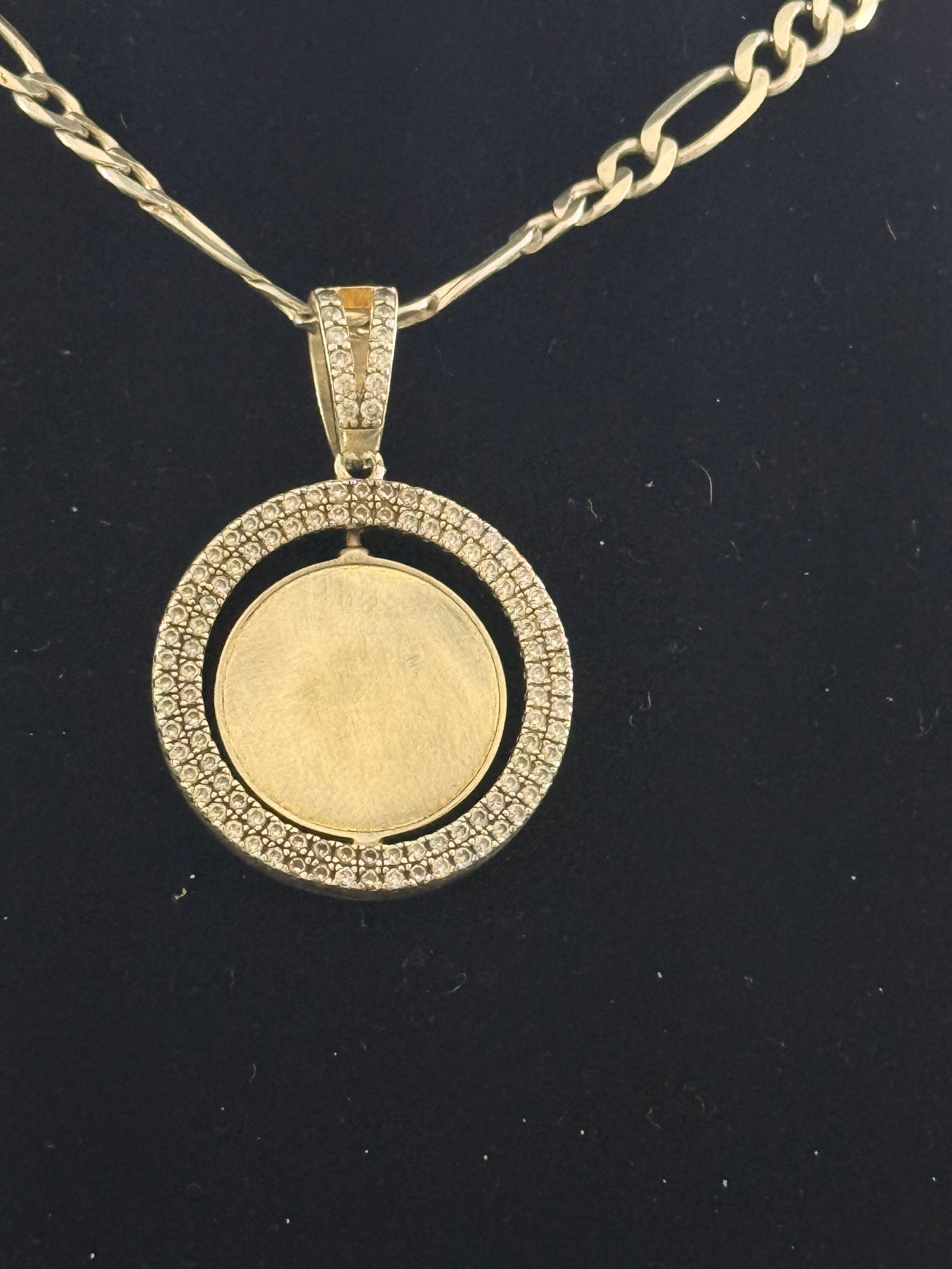 Pendant doble retrato