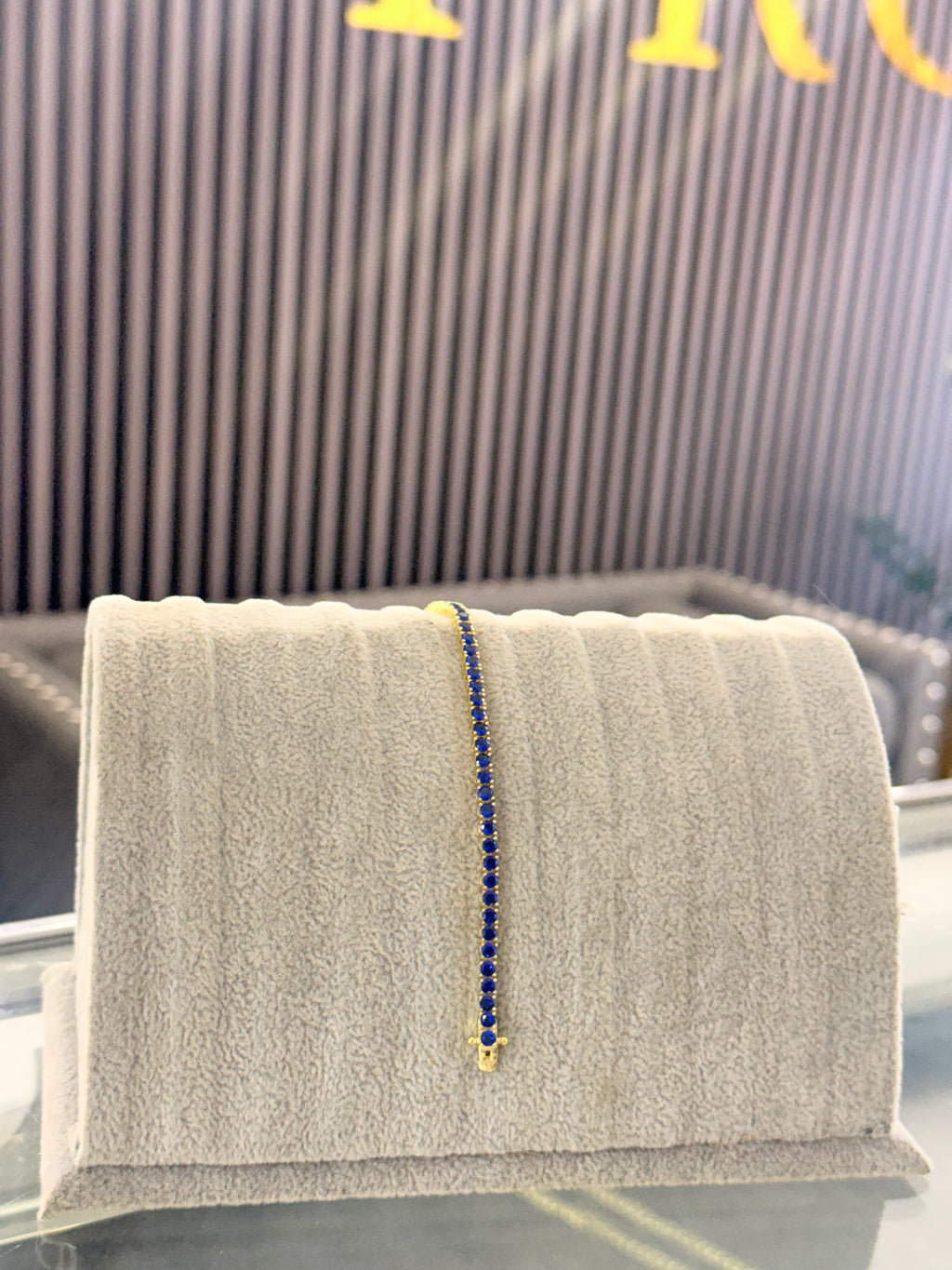 Royal Blue Tennis Bracelet 4mm